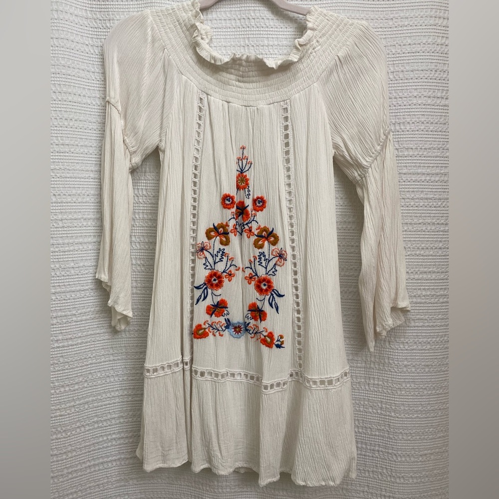 Taylor & Sage Floral Off-The-Shoulder Dress